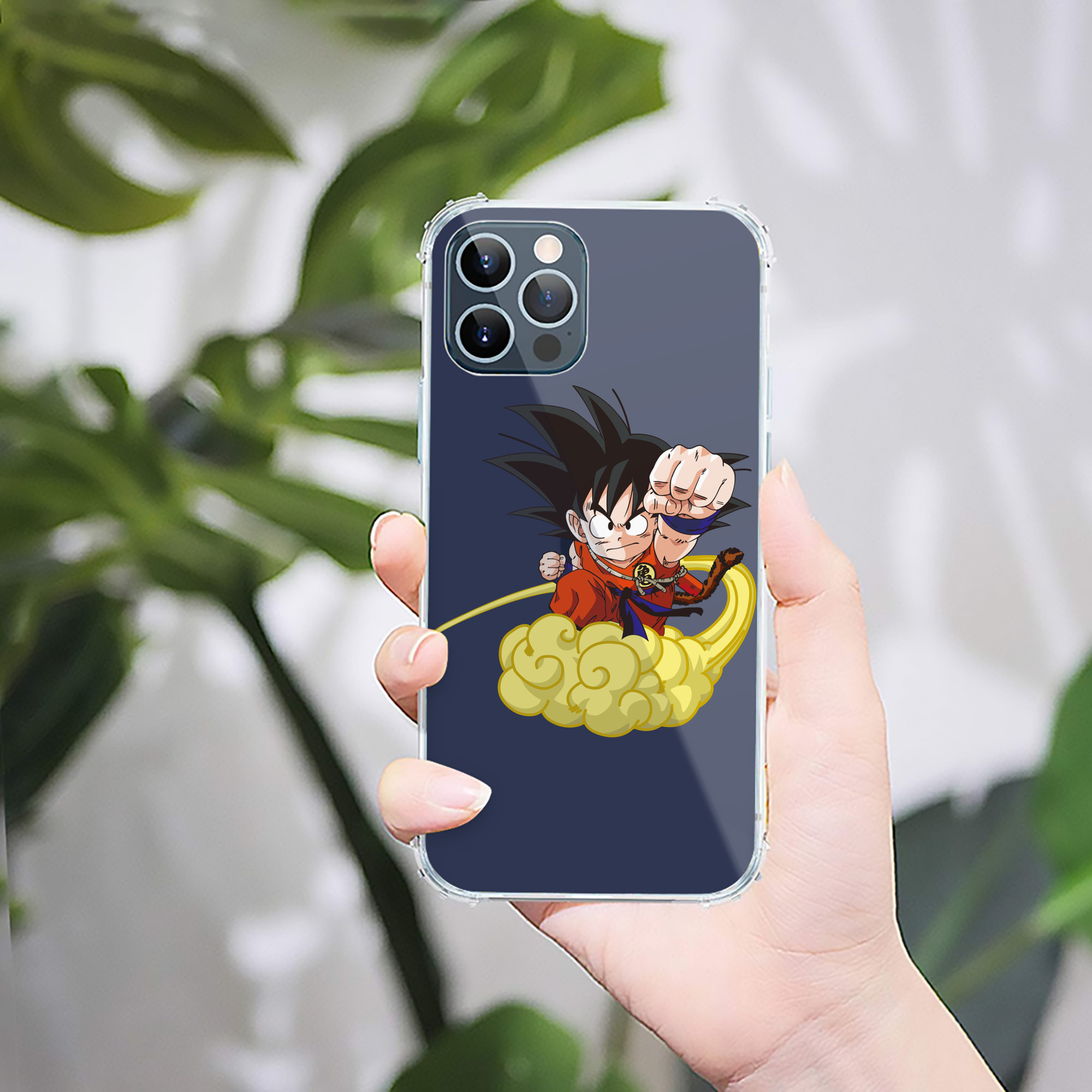 （画像用） ドラゴンボール 孫悟空（そん ごくう）Son Goku カカロット DRAGON BALL Kakarotto 【iPhone 12シリーズ対応】透明スマホケース（クリアソフトケース）